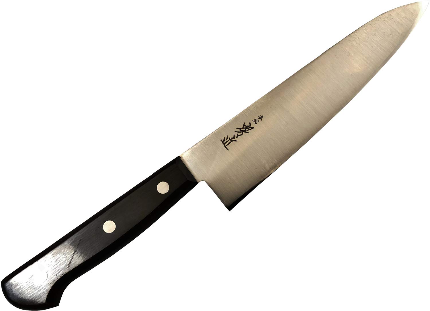 Amazon｜刀舟技研 包丁 牛刀 (右利き用) 180mm 「 房近 日本鋼ツバ無